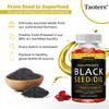 Taoters Cold Pressed Black Seed Oil Soft Capsules Black Seed Oil Hair and Skin Care 120 Capsules