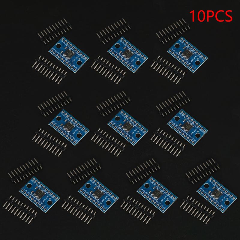 Txs0108E 8-Channel Logic Level Converter Converter Dc 3.3V 5V Ttl Bidirectional Interconverter Module