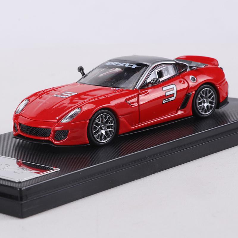 RM MODEL 1:64 599XX Alloy Model Car The hood can be opened