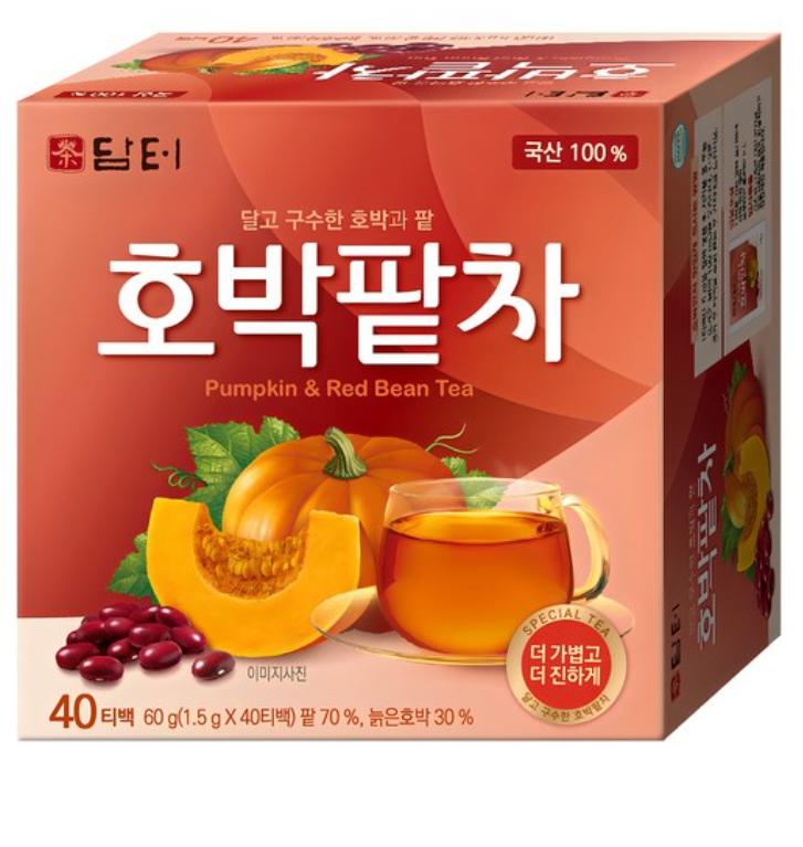 damtuh Pumpkin Red Bean Tea 40pcs