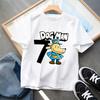 Dog Man Unisex T-shirt Summer Clothes Cotton Comfortable Short Sleeves Birthday Tops Cartoon Anime Graphic Print T Shirts Gifts
