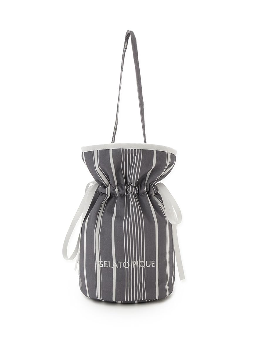 

Gelato Pique Gauze Piping Ribbon Drawstring Bag PWGB261647 NVY Free Size Women s