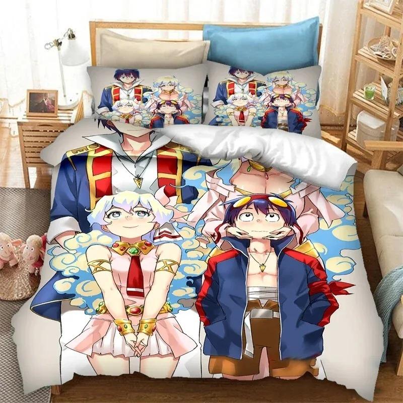 Anime Tengen Toppa Gurren Lagann Kamina Bedding Collection Boys Girls Twin Queen Size Duvet Cover Pillowcase Bed Kids Adult