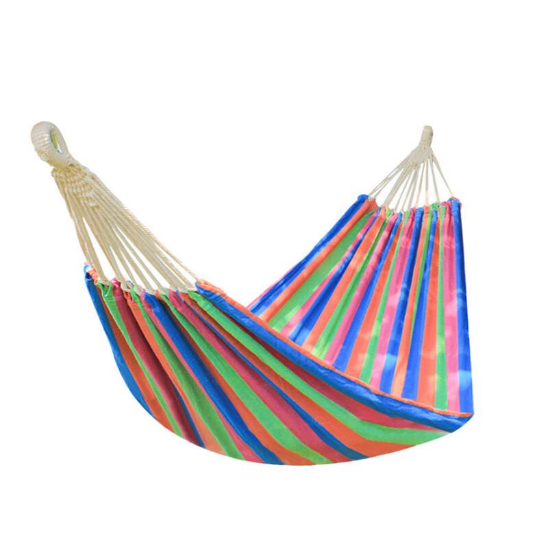 Outdoor Anti-rollover Double Canvas Hammock