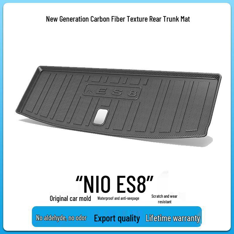 Nio ES8 Trunk Mat - TPV Carbon Fiber Texture Interior Decor