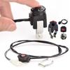Handlebar Mounted For 22mm (7/8") Bars Motorcycle Kill Switch Red Push Button Horn Starter Dirt Bike ATV UTV Dual Sport