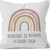 Letter Printt Decorative Pillowcase Throw Cushion Cover Reading Corner Classroom Kids Room Nursery Home Sofa Pillow Covers Decor