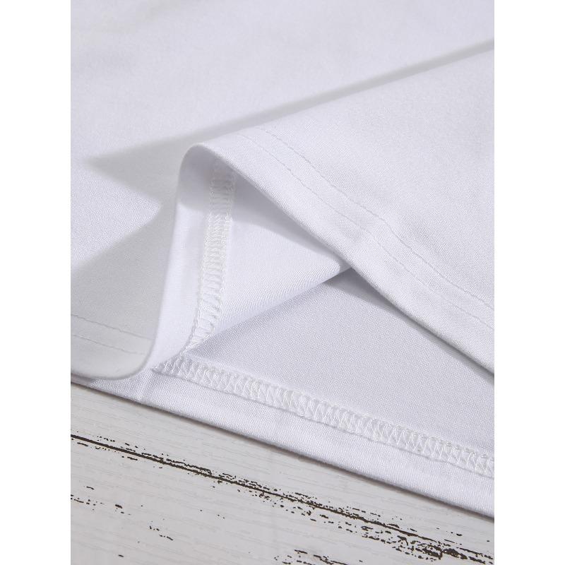 European Size Y2K Fashion | Women'S Crew Neck Short Sleeve T-Shirt | Casual Comfort, Geometric Pattern, Slight Stretch Fabric