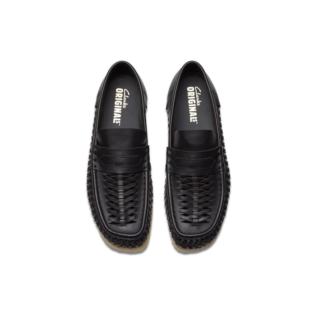 Clarks Comfort Retro Slip-On Casual Shoes Men Sneakers Black 261802297