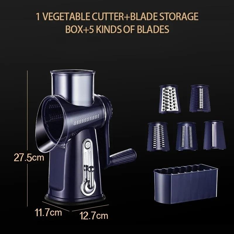 Multifunction Manual Vegetable Slicer Potato Cutter Cheese Grater Veggie Chopper Meat Grinder Food Shredder