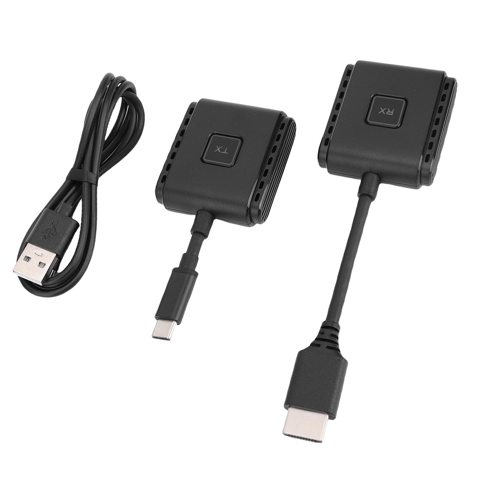 

Беспроводной передатчик и приемник интерфейса мультимедиа высокой четкости Type C 1080P 2.4+5G Беспроводная потоковая передача видео