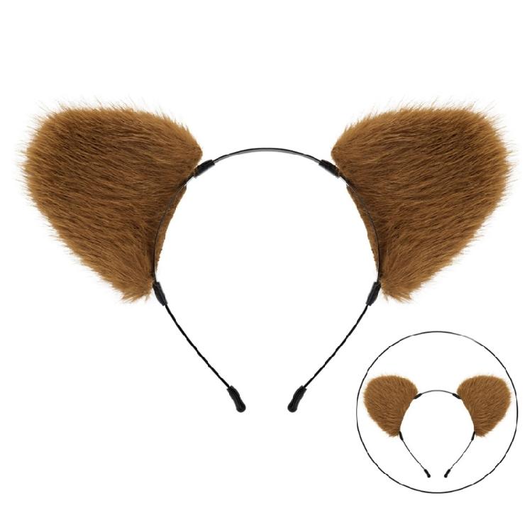 Fashionable Bear Ear Headband Soft Headwear Headpiece Hair Accessory for Women Girls Adds Fun to Any Hairstyle