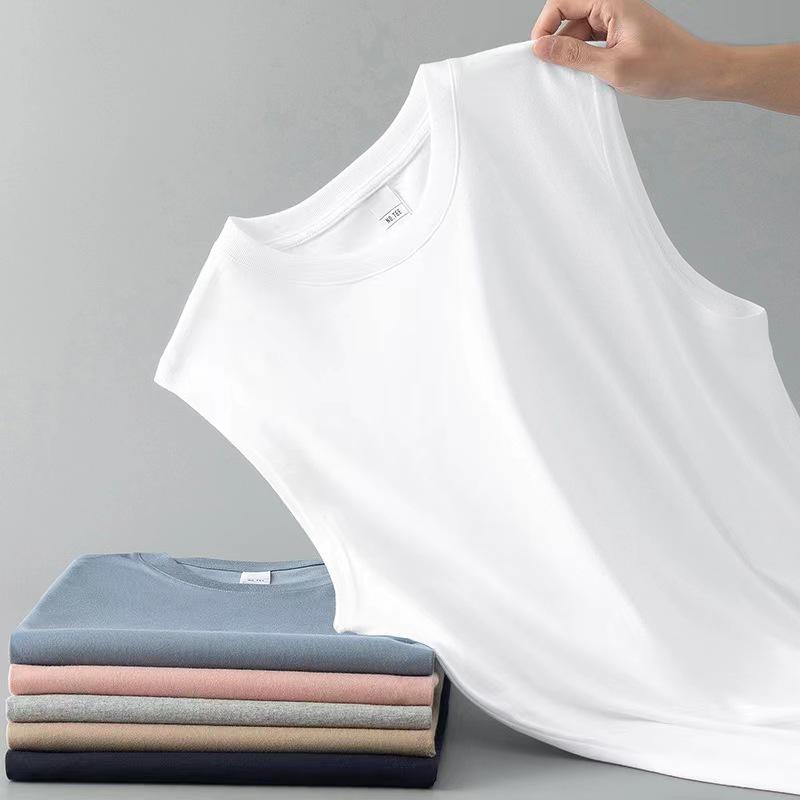 

Мужской летний быстросохнущий спортивный жилет без рукавов 2024 года — повседневный, дышащий и универсальный 2XL