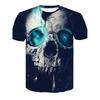 Mens Quick-Dry Breathable 3D Printed Crew Neck Tee - Lightweight Casual Shirt