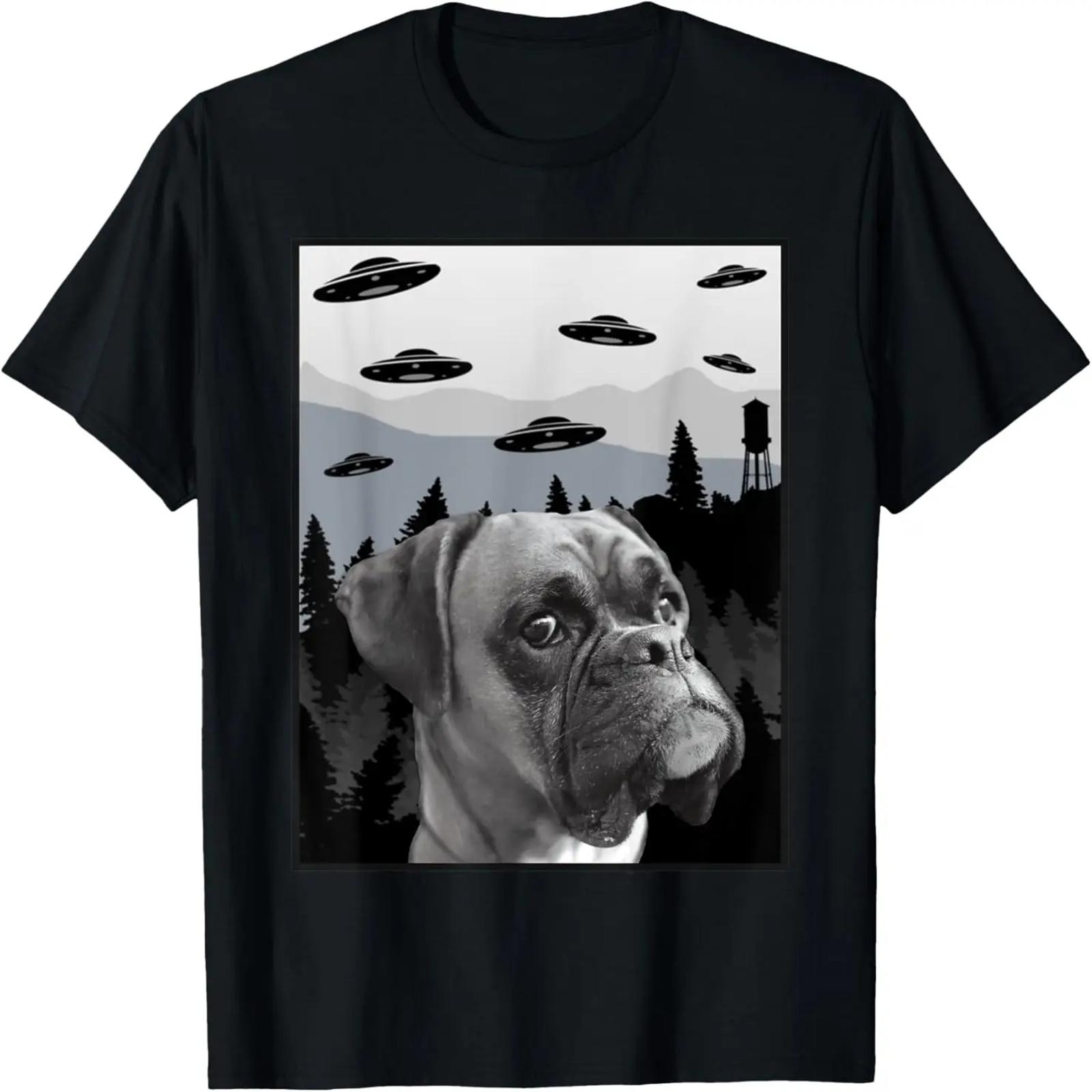 забавная вирусная мем ретро винтажная футболка с НЛО S