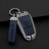 Car Sticker 2025 Hot Car Zinc Alloy Leather Smart Key Case Shell Cover Protector Fob for Peugeot 308 408 508 2008 3008 4008 5008