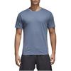 Adidas T Shirts Men's Haze Blue Crew Neck Moderate CE0817