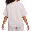 Nike Sportswear Classics Drop Shoulder Sleeve T Shirt Women's Gray Purple FQ6601-019