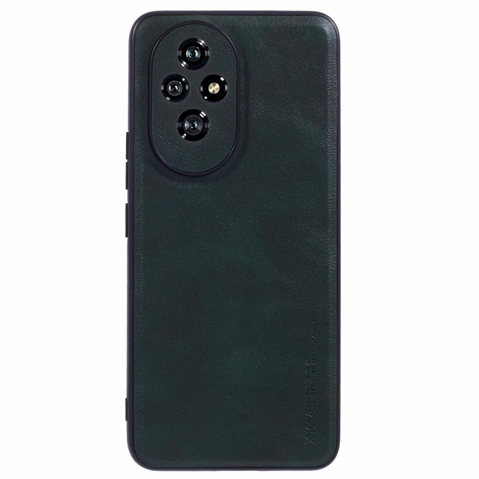 

Bojue-3 Series For Honor 200 5G Case PU Leather+PC+TPU Protective Phone Cover Midnight Green