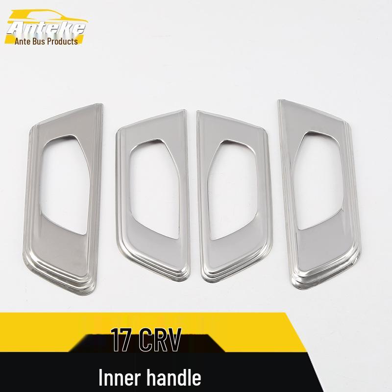 Interior Door Handle Decoration Frame for CRV 17 - Grip, Armrest, and Patch Car Accessory