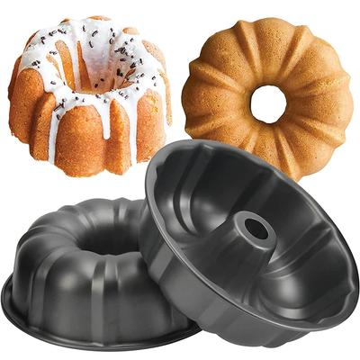 Moule à gâteau premium à tube cannelé, moule à tube en acier au carbone robuste, moule de cuisson pour Buntelet, accessoires de cuisine, pâtisserie