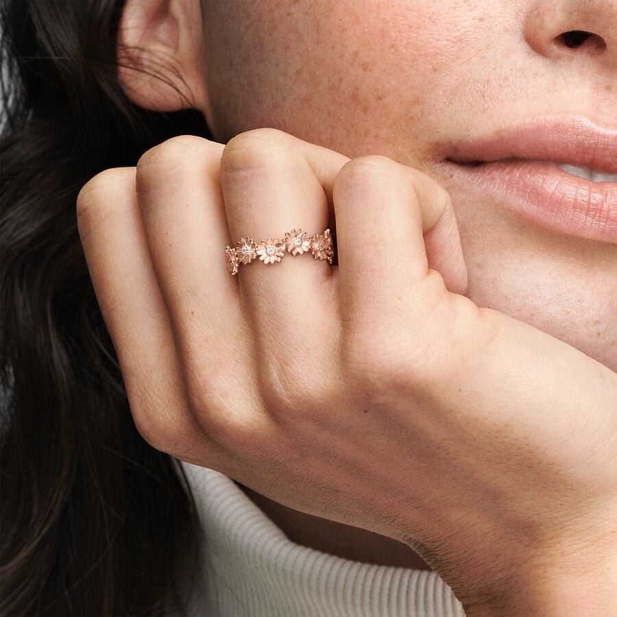 Pandora Rose Gold Plated Rings Women's 188799C01-