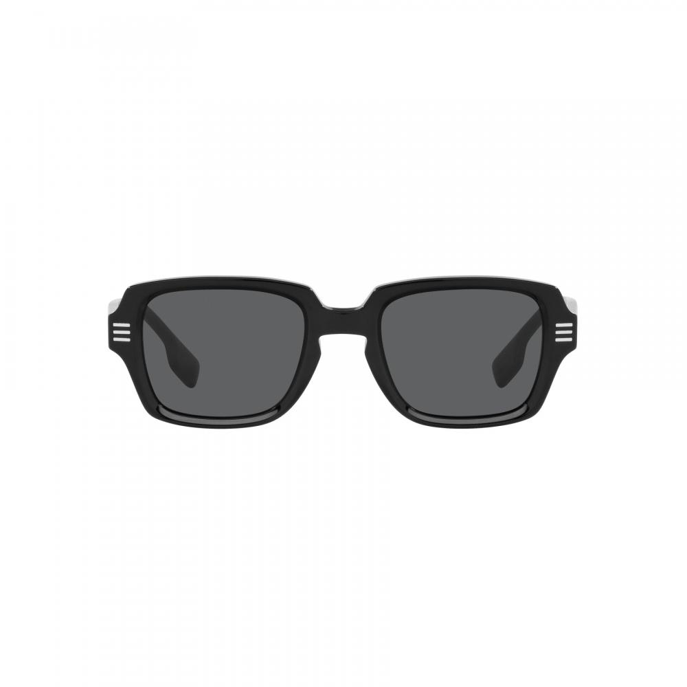 

Burberry BE 4349F 300187 Мужские прямоугольные солнцезащитные очки 51 мм