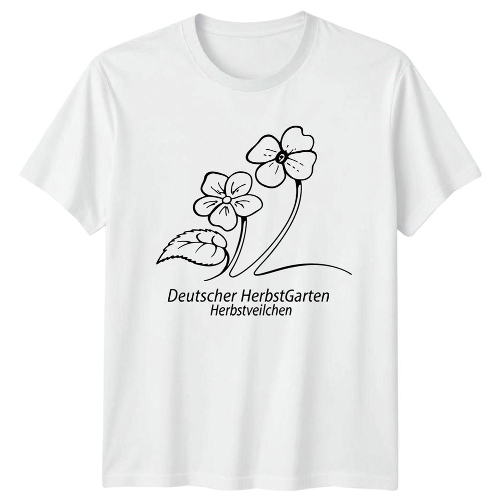 Deutscher Herbstgarten Herbstveilchen Unisexs TShirt Autumn Flowers Gift For Her S