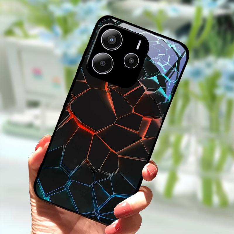 Coque For Redmi Note14 Glass Case 14 Pro 4G 5G New Popular Tempered Glass  Phone Cover For Redmi Note 14 Pro+ 5G Protector Cases
