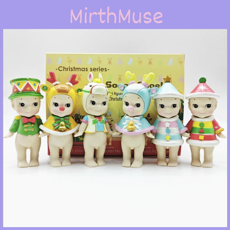 Christmas Series Doll Unicorn Elk Blind Box Doll Toy Model Cake Ornaments Gifts