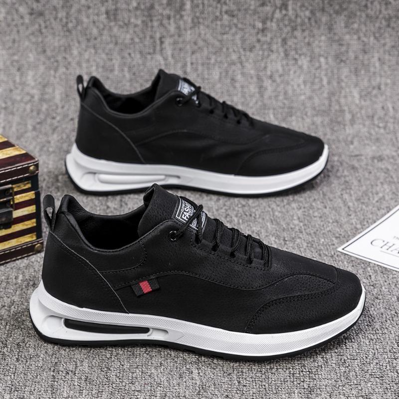 Trendy Popular Men Casual Walking Shoes Youth Lace-up Platform Sports Shoes Student Anti-slip Running Sneakers Zapatos De Hombre