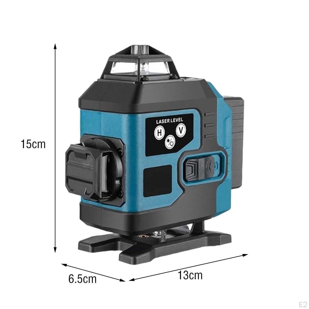 16 Lines Professional Laser Level Lampshade for Home Improvement Layout Work 2 Batteries