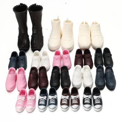 DIY 1/3 1/4 For 16cm Dolls Casual Shoes PVC Boots Plastic Sneakers Fashion Doll Shoes