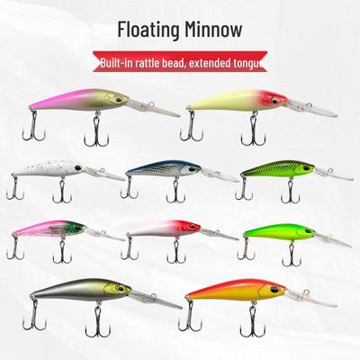 High-Performance Long-Cast Sinking Minnow Lure for Saltwater and Freshwater Fishing - Ideal for Aspius and Bass