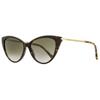 Women S Cat Eye SunglaSSeS Val 086ha Havana Gold 57mm 086ha