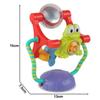 2 in 1 Suction Cup High Chair Toy Frog Elephant Mirror Ferris Wheel Baby Rattle Toy Early Learning Toys
