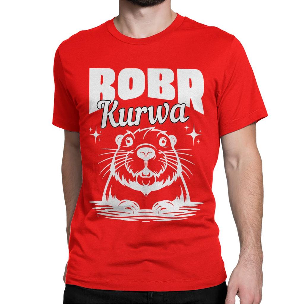 Bobr Bober Kurwa T-Shirts Men Women Polish Awesome 100% Cotton Tee Shirt Round Neck Short Sleeve T Shirts Summer Tops