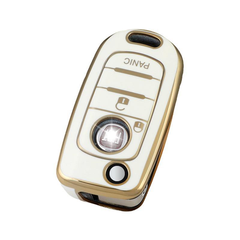 Italian Fiat TPU Soft Rubber Key Bag - Cross-Border Hot Item Car Protective Cover
