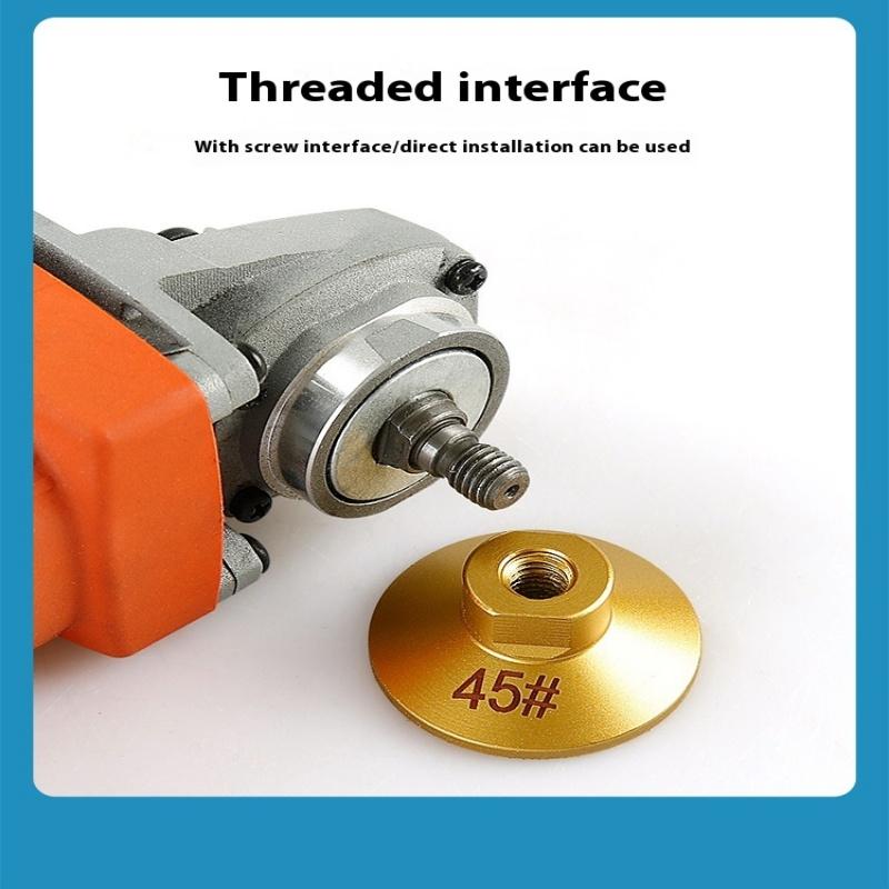 2 Inch Angle Grinder Flat Grinding Head For Stone Marble Quartz Stone Ceramic Tile Trimming Joints Polishing, Sanding Pads