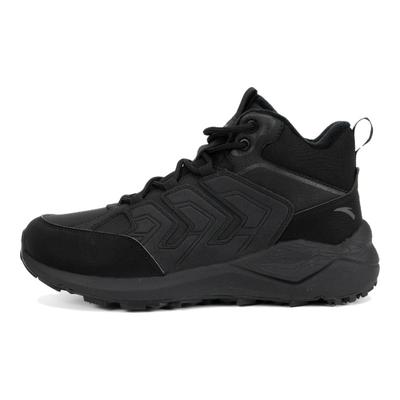 Tashan Mid Top Cotton Shoes Mens Basic Black 112548935-1