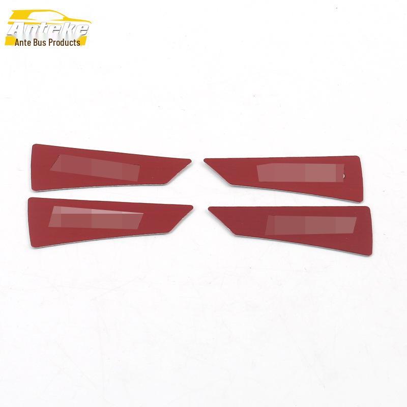 18-21 IX35 Door Handle Bowl Covers: Electroplated, Scratch-Resistant Stickers