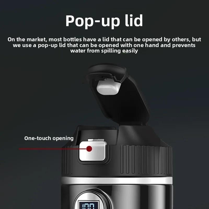 12V 24V Electric Heating Car Kettle 500ML Heater Cup Stainless Steel Fast Heat Water Cup for SUV Truck Camping Travel Kettle