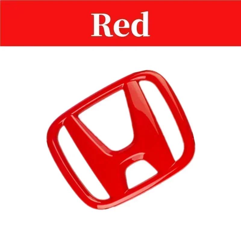 

ABS Cars Logo Front Grille Rear Trunk Emblem for Honda Accord Civic Type-R CRV HRV FIT Jazz Steering Wheel Stickers Accessories Rear 113x92mm красный