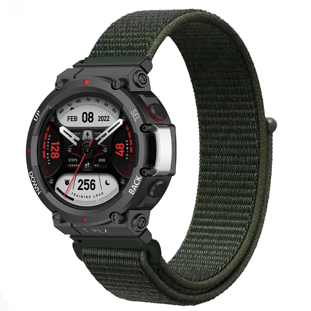 Nylon Loop Strap For Huami Amazfit T-REX 3/2 Smart Watch Band Women Men Bracelet For Amazfit T-Rex/T-Rex Pro Wristband Correa