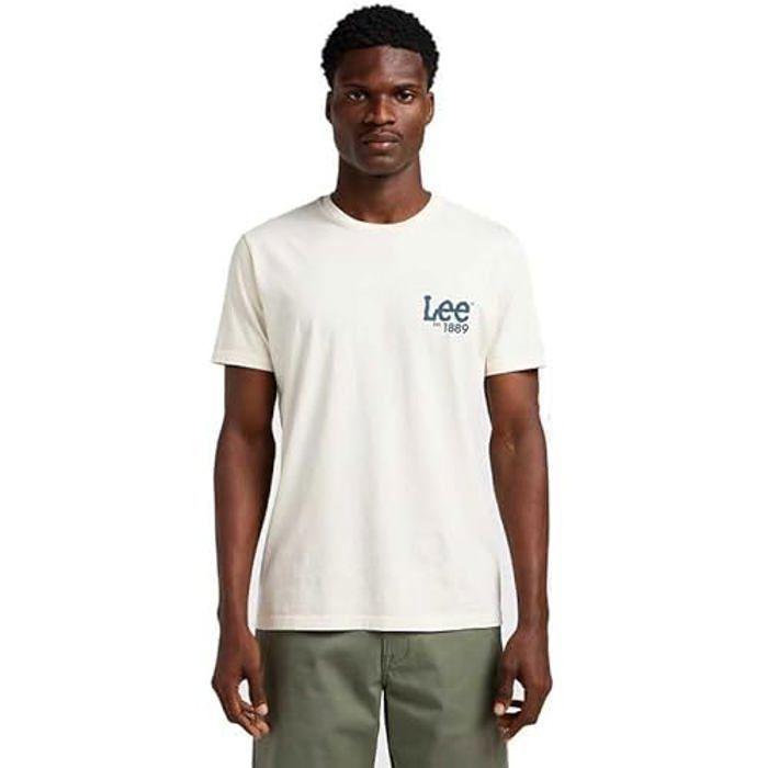 Lee T- Shirt Ample avec Logo Homme