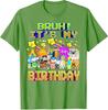 Bruh Its My Birthday Funny Brainrot for Boys Teen TShirt Y2k Silly Brainrot Humor Saying Tee Novelty Gift Unique Aesthetic Top