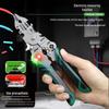 Yingjie Multi-Function Wire Stripper: Electrician's Pliers for Stripping, Skinning, Cutting, Crimping, and Testing.