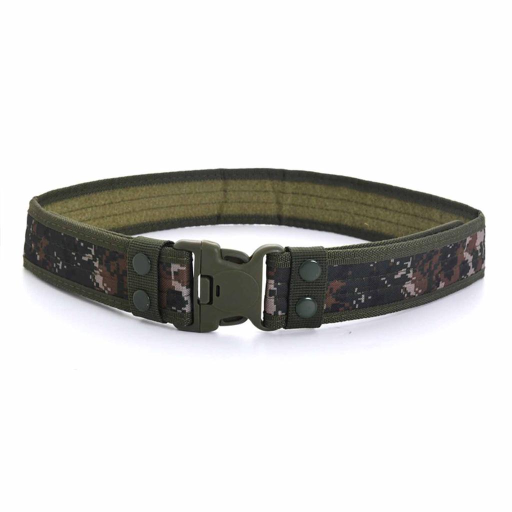 Camouflage  Belt,Outdoor Camping and Mountain Climbing Belt,Military Training Waist Belt,Heavy Duty Adjustable Nylon Belt for  & Work
