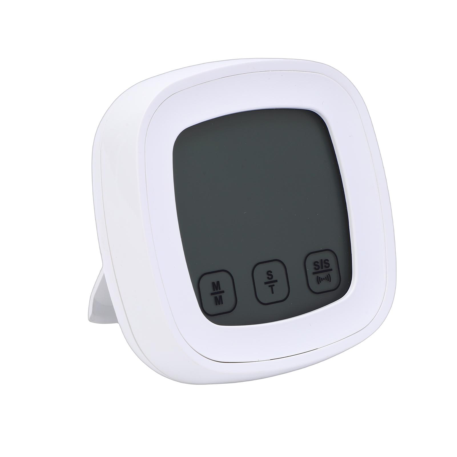 Digital Food Thermometer, BBQ Grill Meat Thermometer with Timer, 9 Preset Modes, 5 Doneness Levels, Temperature Alarm, Backlight, Magnetic Base