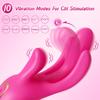 Wiggle Finger Vibrator G-Spot Vagina Vibrator Clitoris Stimulator 3 in 1 Female Masturbation Adult Goods Sex Toy for Women